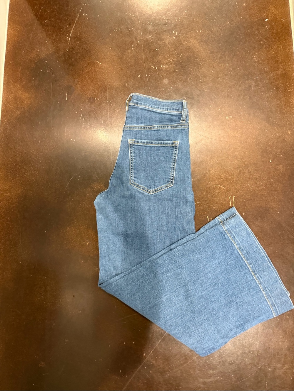Sneak Peek Cropped Straight Jeans